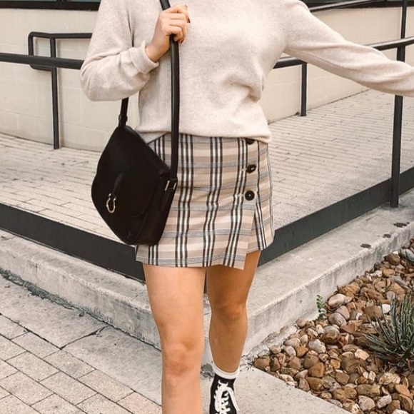 Mango plaid skort - Picture 3 of 8